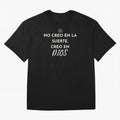 No creo en la suerte, creo en Dios Oversized T-Shirt Spotlight the FIFA World Cup 2026 USA Canada Mexico Journey through Haaland Highlights, Spain Pride, Global Supporter Spirit, Legendary Goals, National Colors and Tournament Celebration; Perfect