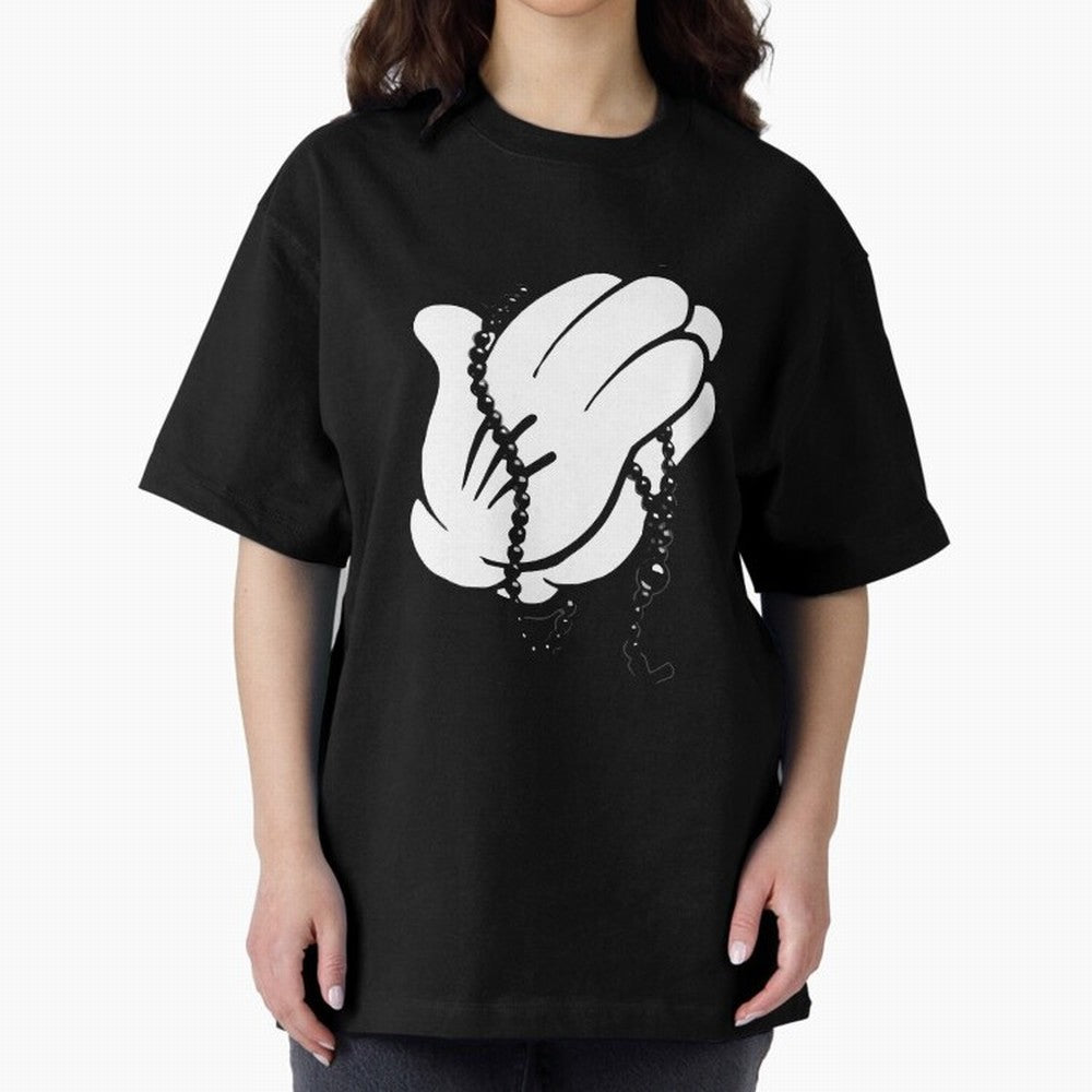 Funny praying hands Oversized T-Shirt Make Game Day About FIFA World Cup 2026 Group Stage with CR7, Argentina Energy, Game Day Rituals, Football Legends, Country Pride and the Road to the Final; Great for Watch Parties, Sports Bars, Family Nights,