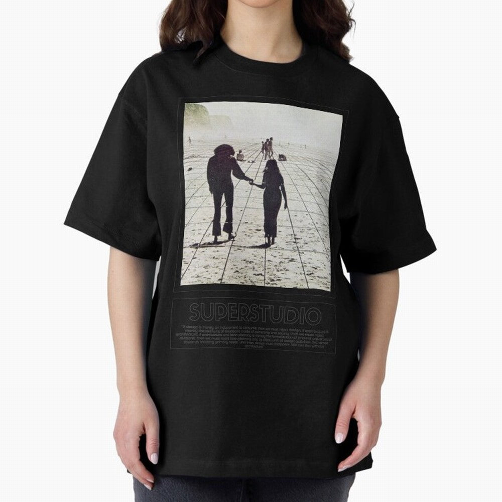 superstudio architecture avant garde design Oversized T-Shirt Back the Journey through FIFA World Cup 2026 USA Canada Mexico for Fans of Messi and Portugal, Spain and Germany, Bringing Sports Nostalgia, International Competition, Famous Players and
