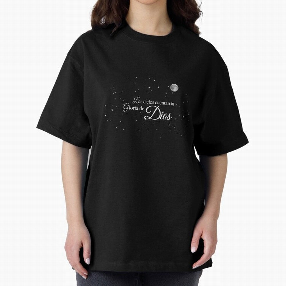 Los cielos cuentan la Gloria de Dios - Salmo 19 Oversized T-Shirt Bring Supporter Culture to FIFA World Cup 2026 Spirit, Celebrating Germany, Cristiano Ronaldo, Global Supporter Spirit, Legendary Goals, National Colors and Tournament Celebration;