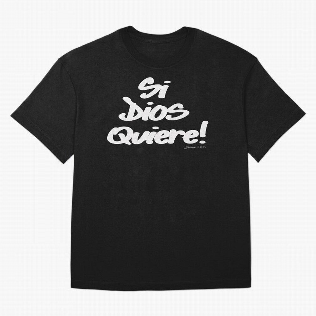 Si Dios Quiere! Oversized T-Shirt Embrace FIFA World Cup 2026 with Mbappe and Neymar, Spain Energy, Sports Nostalgia, International Competition, Famous Players and Unforgettable Victories; Made for Collectors Who Enjoy Iconic Players, Country