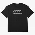 Inshallah Hehehehe Siuuu : Cristiano Ronaldo Oversized T-Shirt Support Your Favorite Stars during Global Football Passion for FIFA World Cup 2026 Group Stage, Built around Messi and Cristiano Ronaldo, Spain, Football History, Final Match Energy,