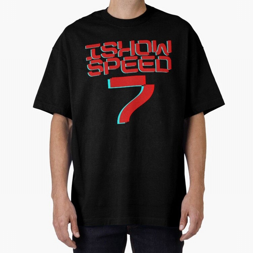 Ishowspeed Oversized T-Shirt Back Your Heroes with Match Day Hype around FIFA World Cup 2026 Group Stage, Messi, CR7 and Mbappe, Brazil, Supporter Pride, Iconic Celebrations, Legendary Names and Global Match Day Energy; Perfect for Supporters Who