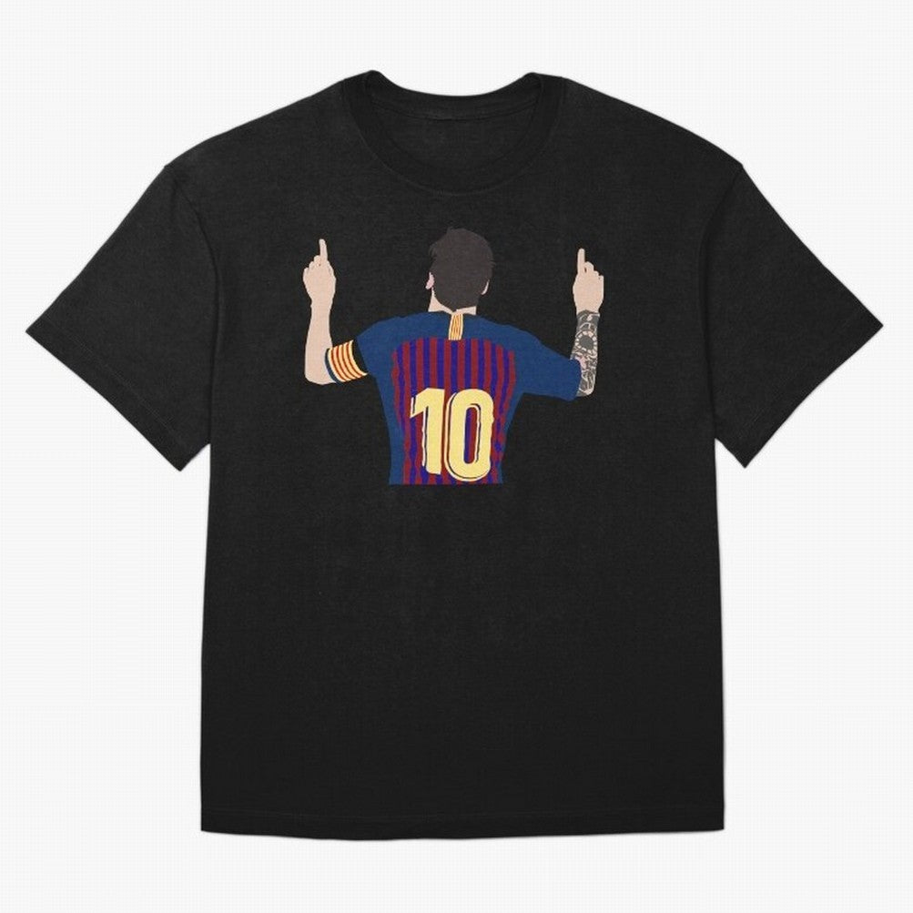 Lionel Messi Iconic Goal Celebration #o44 Oversized T-Shirt Bring Supporter Culture to FIFA World Cup 2026 USA Canada Mexico for Fans of Messi, Neymar and Mbappe and England, France and Netherlands, Bringing Football History, Final Match Energy,