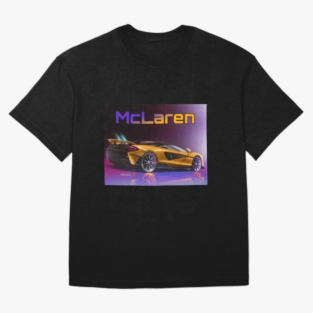 Mclaren in Gradient Metallic Color Oversized T-Shirt Celebrate Every Goal in FIFA World Cup 2026 Spirit, Featuring Spain, Messi and Cristiano Ronaldo, Global Supporter Spirit, Legendary Goals, National Colors and Tournament Celebration; Perfect for
