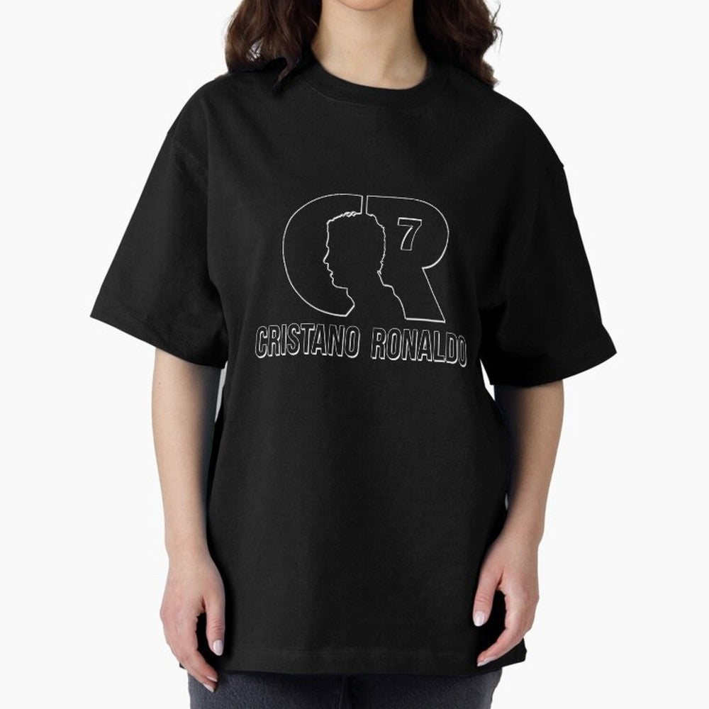 Cristano Ronaldo Desing Oversized T-Shirt Step into Global Football Passion for FIFA World Cup 2026 USA Canada Mexico, Inspired by Messi and Cristiano Ronaldo, Germany, Football Festival Excitement, Trophy Ambitions, Country Rivalries and Star