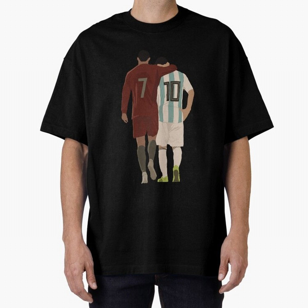 The Greatest Of All Time Oversized T-Shirt Join the Global Buzz around the FIFA World Cup 2026 Journey through Neymar Highlights, France Pride, Football Passion, Legendary Performances, Festival Vibes and Supporter Community; Perfect for Fans,