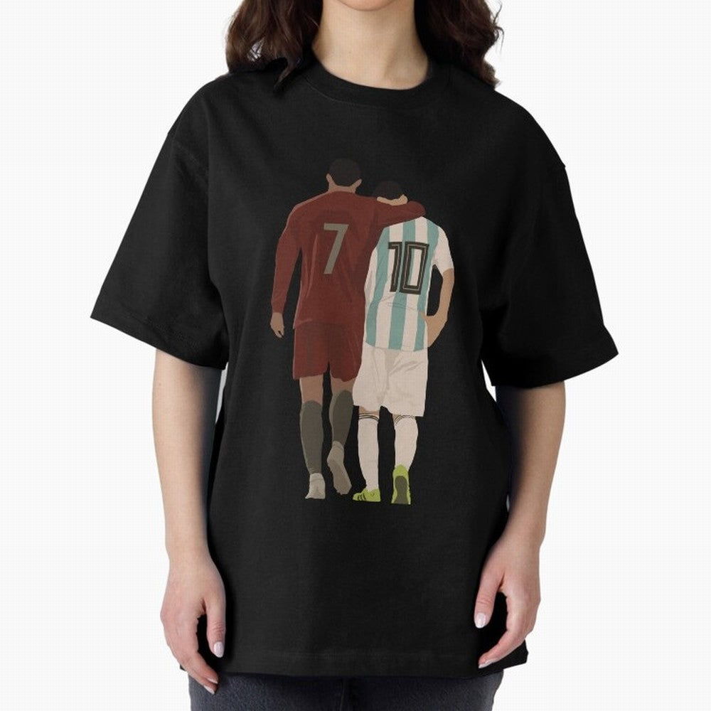 The Greatest Of All Time Oversized T-Shirt Join the Global Buzz around the FIFA World Cup 2026 Journey through Neymar Highlights, France Pride, Football Passion, Legendary Performances, Festival Vibes and Supporter Community; Perfect for Fans,