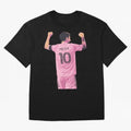 Lionel Messi Celebration Oversized T-Shirt Celebrate the Biggest Stage of Match Day Hype around FIFA World Cup 2026, Haaland and Mbappe, Argentina, Football History, Final Match Energy, Crowd Noise and Once in a Lifetime Moments; Perfect for