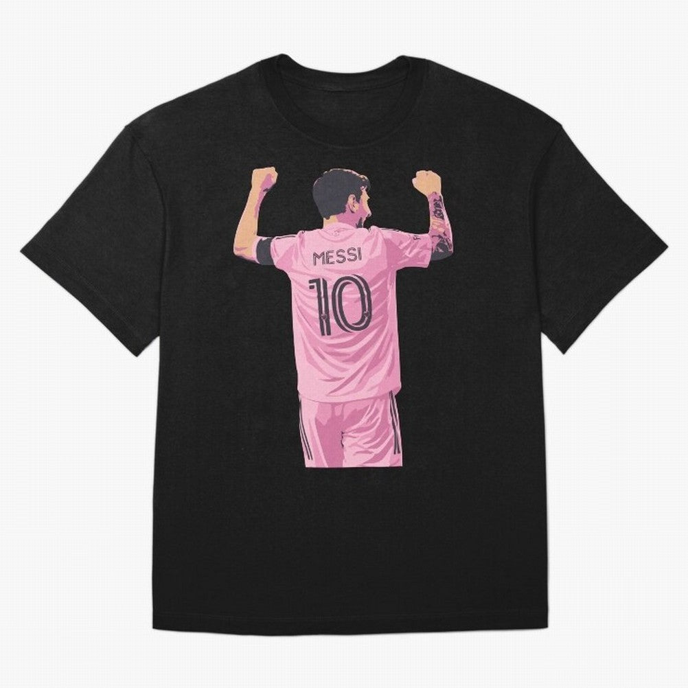 Lionel Messi Celebration Oversized T-Shirt Celebrate the Biggest Stage of Match Day Hype around FIFA World Cup 2026, Haaland and Mbappe, Argentina, Football History, Final Match Energy, Crowd Noise and Once in a Lifetime Moments; Perfect for