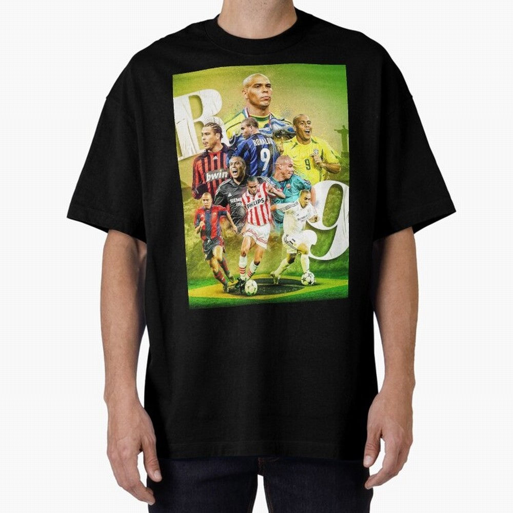 Wallpaper Ronaldo Nazario Brazil Oversized T-Shirt Celebrate Soccer Greatness during FIFA World Cup 2026 Driven by Messi, England, France and Netherlands Energy, Football Festival Excitement, Trophy Ambitions, Country Rivalries and Star Player