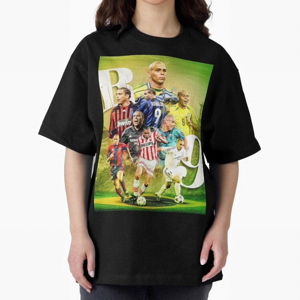 Wallpaper Ronaldo Nazario Brazil Oversized T-Shirt Celebrate Soccer Greatness during FIFA World Cup 2026 Driven by Messi, England, France and Netherlands Energy, Football Festival Excitement, Trophy Ambitions, Country Rivalries and Star Player