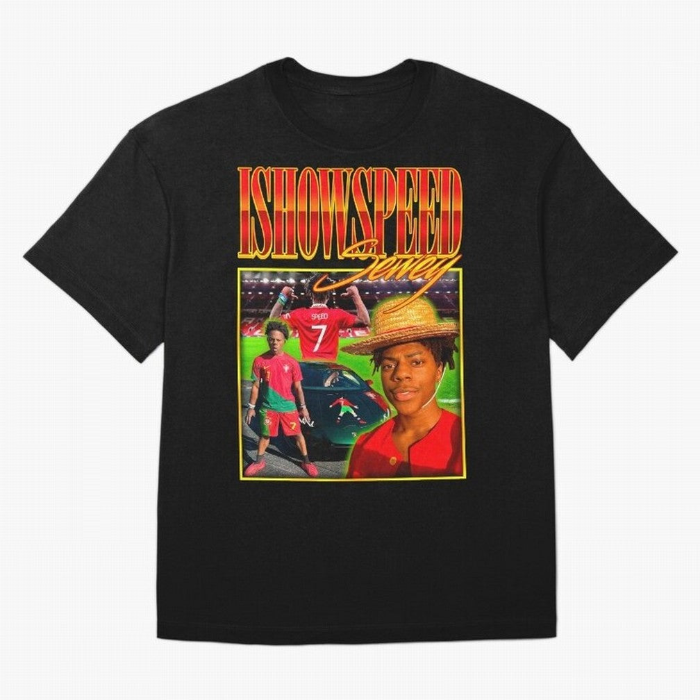 IShowSpeed Vintage Retro Y2K Design Oversized T-Shirt Celebrate National Team Dreams in FIFA World Cup 2026 USA Canada Mexico Spirit, Made for Spain, Mbappe, Match Day Excitement, Supporter Culture, Golden Goals and Global Football Passion; Ideal