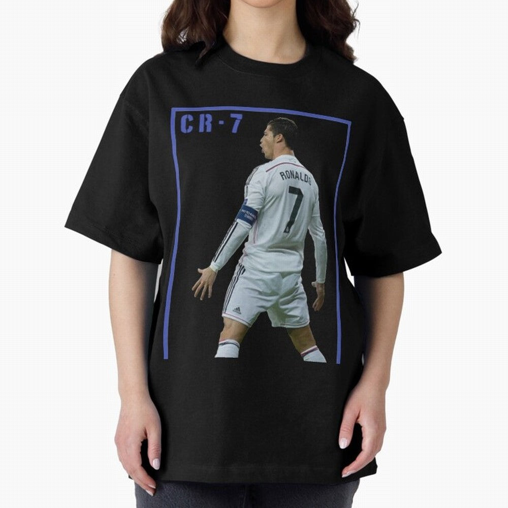 Ronaldo Christiano ronaldo Oversized T-Shirt Relive Match Day Hype around FIFA World Cup 2026 USA Canada Mexico, Mbappe, Brazil, Stadium Chants, National Pride, Trophy Dreams and Unforgettable Football Memories; Created for Match Day Parties,