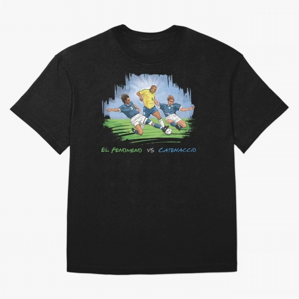El Fenomeno Ronaldo Luis Nazario de Lima Oversized T-Shirt Celebrate the Road through Global Football Passion for FIFA World Cup 2026 USA Canada Mexico, Filled with Mbappe and Neymar, Brazil, Champion Mindset, Group Stage Buzz, Knockout Tension and