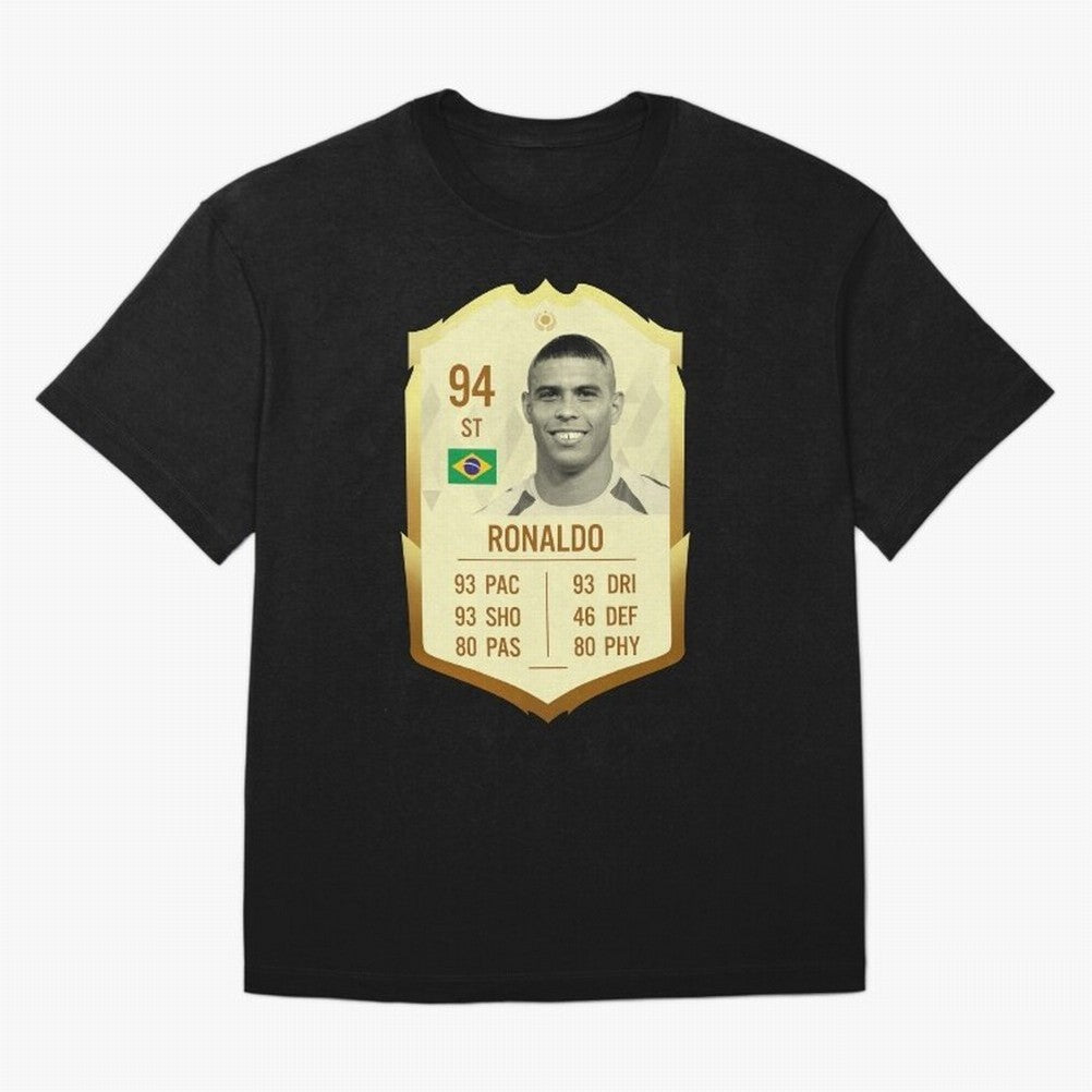 Ronaldo Ultimate Card Oversized T-Shirt Carry Global Football Passion for FIFA World Cup 2026 USA Canada Mexico, Centered on CR7, Spain, Soccer Culture, Superstar Moments, National Team Dreams and Competitive Fire; Ideal for Fans Who Follow Messi,