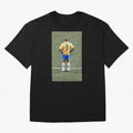 Illustration Ronaldo Luis Nazario de Lima Oversized T-Shirt Support Your Favorite Stars during FIFA World Cup 2026 for Fans of Cristiano Ronaldo and Netherlands, Bringing Sports Nostalgia, International Competition, Famous Players and Unforgettable