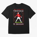 All I Want for Christmas Is Siu Ronaldo Oversized T-Shirt Bring a Champion Mindset to FIFA World Cup 2026 USA Canada Mexico for Fans of Messi, Neymar and Mbappe and Germany, Bringing Goal Celebration Energy, Supporter Heritage, Football Icons and