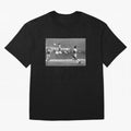 PELE LEGENDARY BICYCLE KICK BLACK AND WHITE5 Oversized T-Shirt Capture Global Football Passion for FIFA World Cup 2026, Centered on Mbappe and Neymar, France and Portugal, Stadium Memories, Football Loyalty, International Chants and Championship