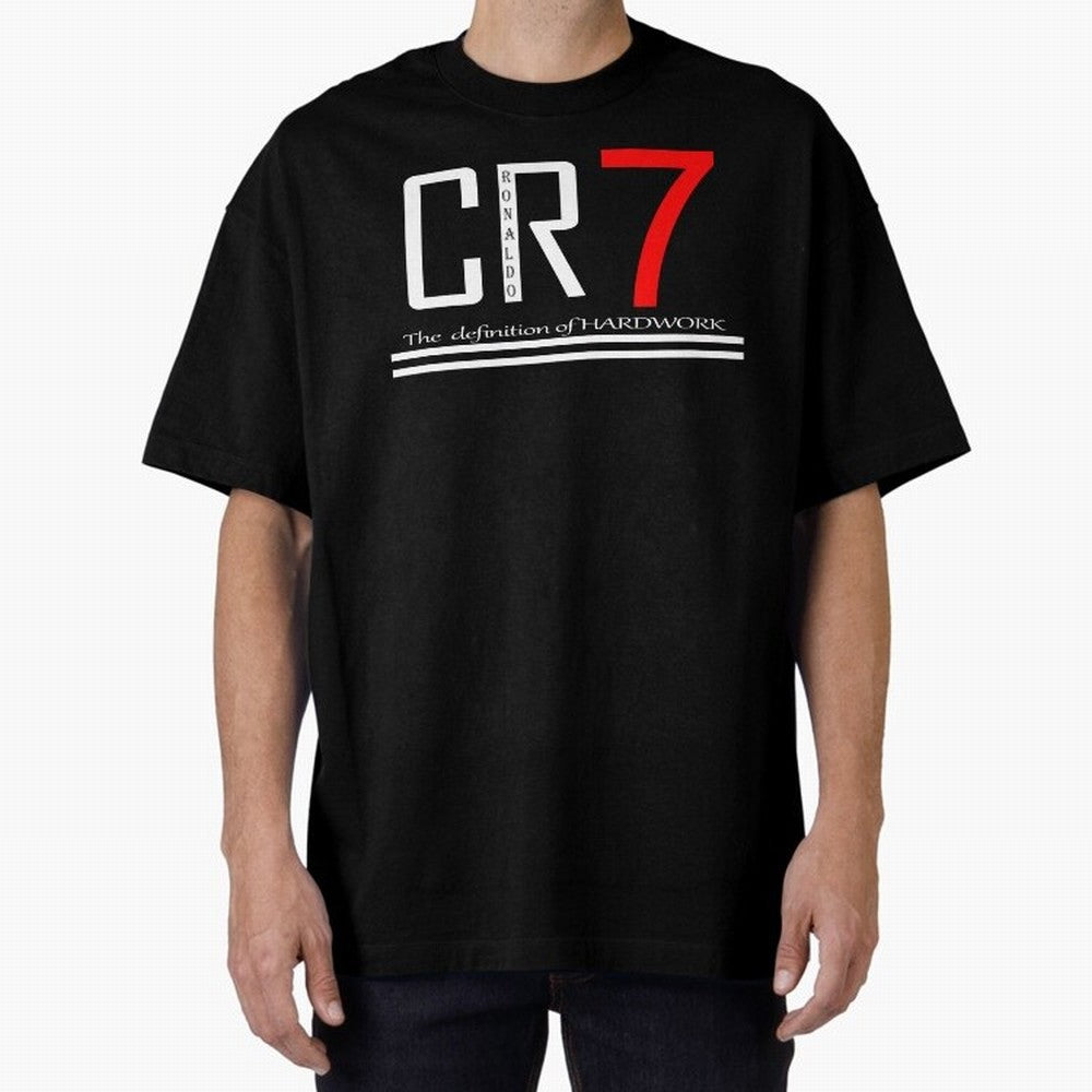 Christiano Ronaldo T-shirts Oversized T-Shirt Live the Energy of FIFA World Cup 2026 Group Stage for Fans of Messi and Brazil, Bringing Soccer Culture, Superstar Moments, National Team Dreams and Competitive Fire; Perfect for Supporters Who Want