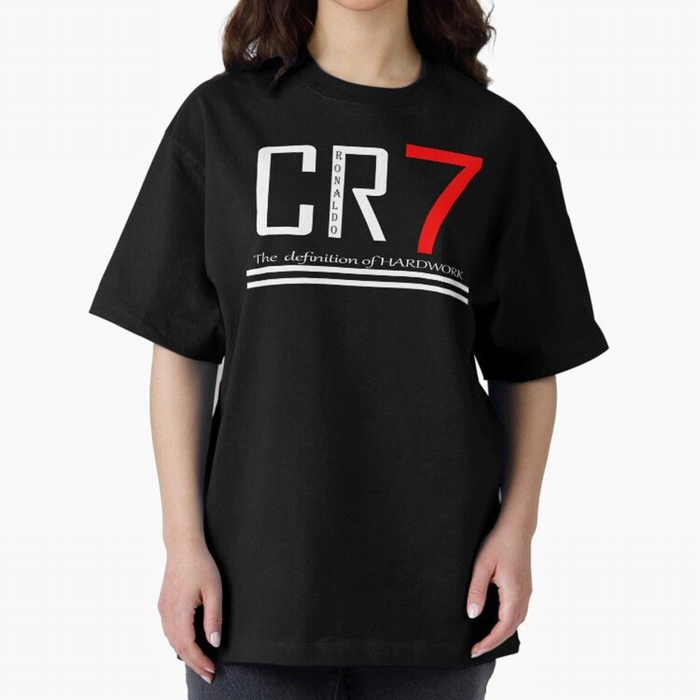 Christiano Ronaldo T-shirts Oversized T-Shirt Live the Energy of FIFA World Cup 2026 Group Stage for Fans of Messi and Brazil, Bringing Soccer Culture, Superstar Moments, National Team Dreams and Competitive Fire; Perfect for Supporters Who Want