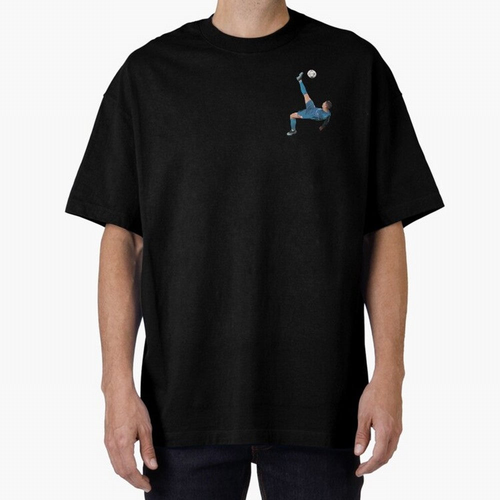 Ronaldo Bicycle Kick - Real Madrid vs Juventus Oversized T-Shirt Celebrate Golden Goal Energy in Match Day Hype around FIFA World Cup 2026 USA Canada Mexico, Messi, England, Stadium Chants, National Pride, Trophy Dreams and Unforgettable Football