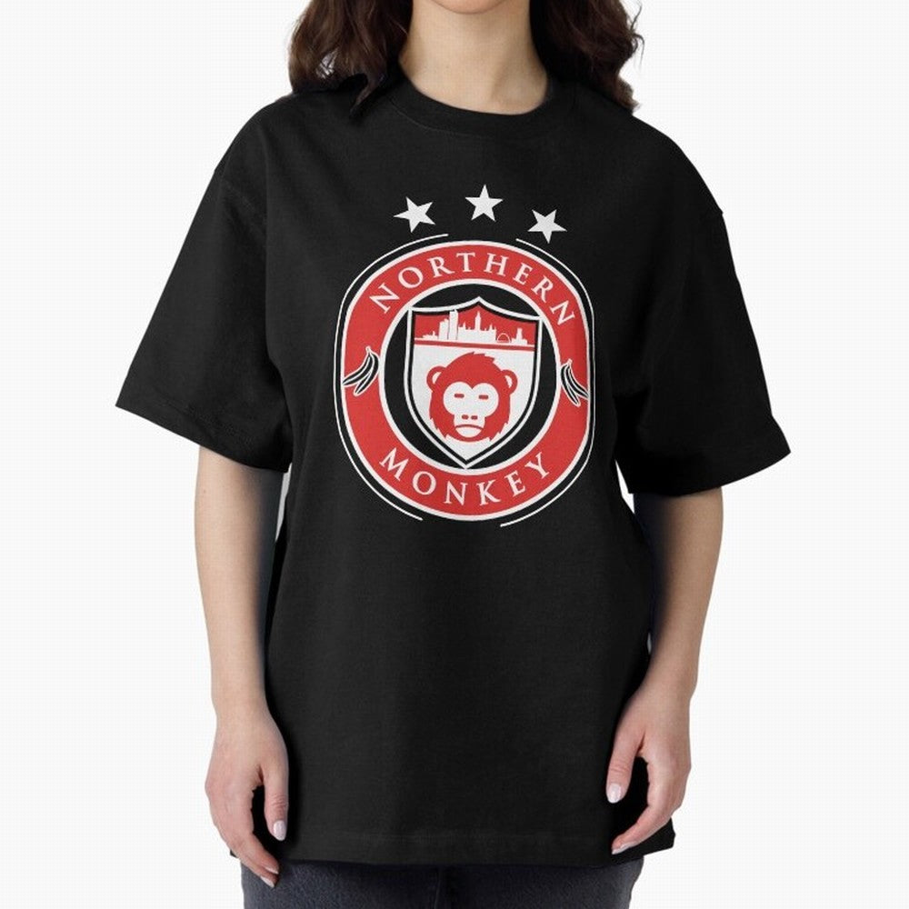 Northern Monkey United Oversized T-Shirt Discover FIFA World Cup 2026 Group Stage Featuring Mbappe and Neymar, Netherlands Energy, Match Day Excitement, Supporter Culture, Golden Goals and Global Football Passion; Great for Supporters Who Love