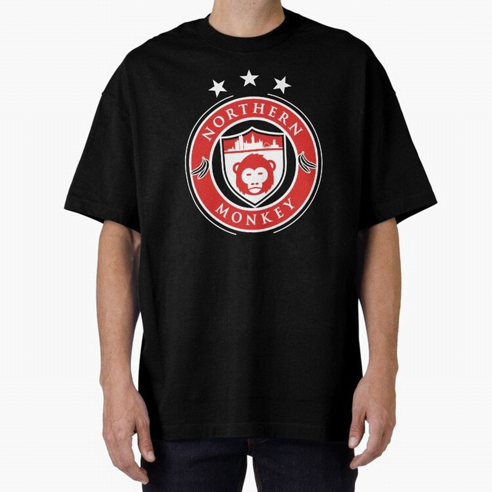Northern Monkey United Oversized T-Shirt Discover FIFA World Cup 2026 Group Stage Featuring Mbappe and Neymar, Netherlands Energy, Match Day Excitement, Supporter Culture, Golden Goals and Global Football Passion; Great for Supporters Who Love