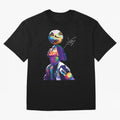 Ronaldinho Wpap Pop Art Oversized T-Shirt Celebrate Unforgettable Nights in FIFA World Cup 2026 Group Stage for Fans of Messi, CR7 and Mbappe and Argentina and Brazil, Bringing Worldwide Fan Energy, Dramatic Goals, Stadium Lights and Championship