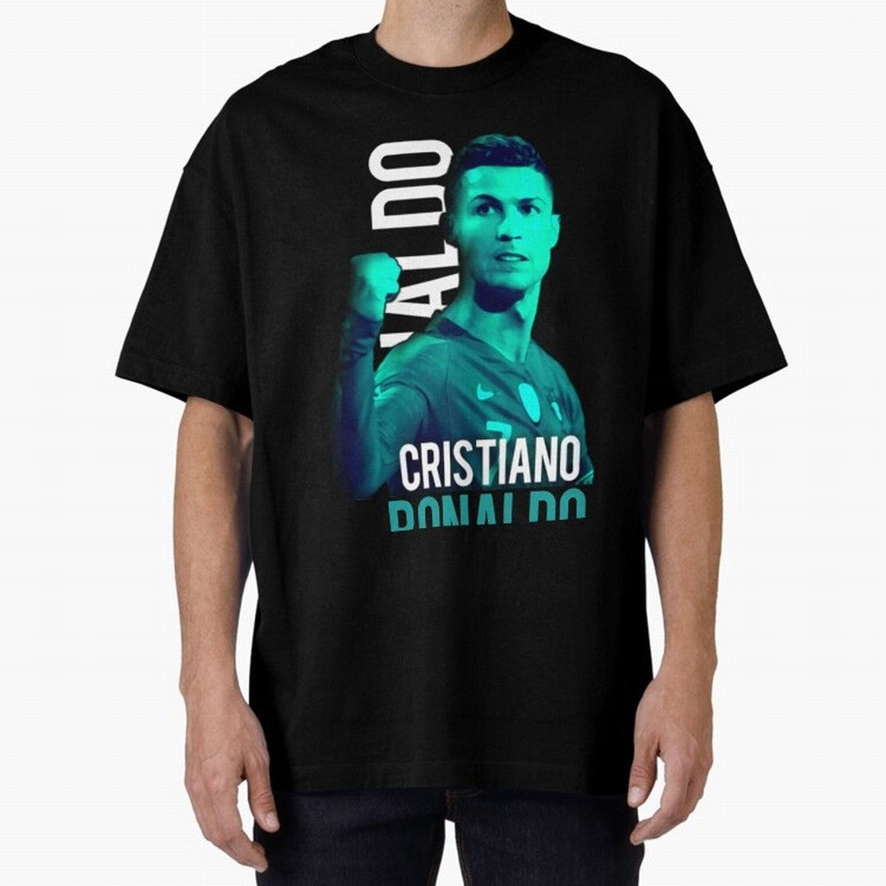 Ronaldo Ronaldo vector Oversized T-Shirt Bring Trophy Dreams to FIFA World Cup 2026 Group Stage for Fans of Haaland and Mbappe and France, Bringing Stadium Memories, Football Loyalty, International Chants and Championship Tradition; Made for Die