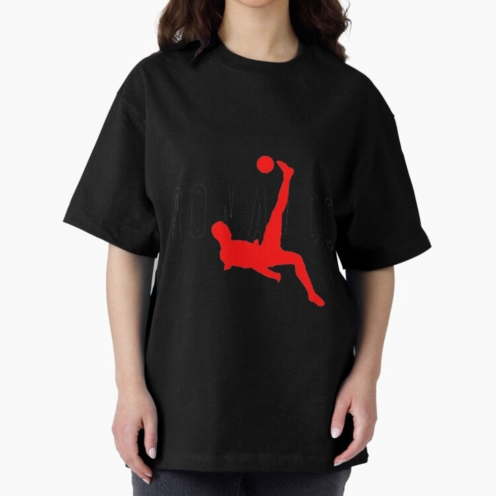 Air Ronaldo Classic T-Shirt Oversized T-Shirt Celebrate Classic Football Spirit in Match Day Hype around FIFA World Cup 2026, Haaland, Argentina, France and Brazil, Vintage Soccer Flavor, Modern Football Stars, National Flags and Final Night