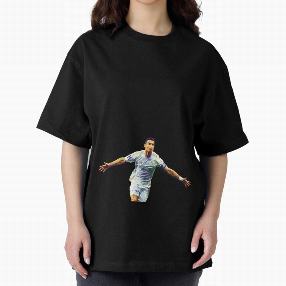 Ronaldo pop art Oversized T-Shirt Honor FIFA World Cup 2026 USA Canada Mexico Connected to Cristiano Ronaldo, Haaland and CR7, Portugal, Spain and Germany Energy, Game Day Rituals, Football Legends, Country Pride and the Road to the Final; Ideal