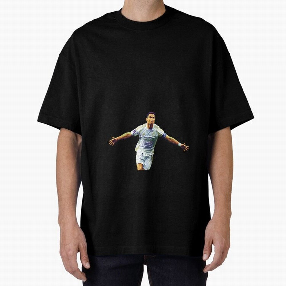 Ronaldo pop art Oversized T-Shirt Honor FIFA World Cup 2026 USA Canada Mexico Connected to Cristiano Ronaldo, Haaland and CR7, Portugal, Spain and Germany Energy, Game Day Rituals, Football Legends, Country Pride and the Road to the Final; Ideal