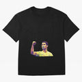 Ronaldo pop art Oversized T-Shirt Upgrade Match Day Hype around FIFA World Cup 2026 Group Stage, Haaland, England, Retro Football Energy, Iconic Rivalries, Trophy Chase Drama and Stadium Atmosphere; Built for Supporters Chasing Trophy Dreams, Final