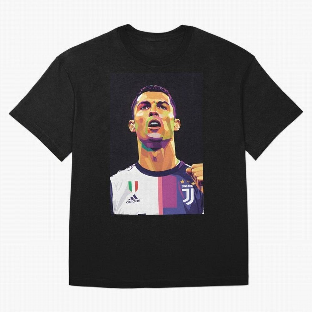Ronaldo pop art Oversized T-Shirt Support Your Favorite Stars during FIFA World Cup 2026 USA Canada Mexico Driven by Messi, CR7 and Mbappe, France Energy, Stadium Chants, National Pride, Trophy Dreams and Unforgettable Football Memories; Made for