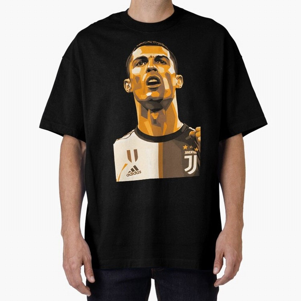 Ronaldo Oversized T-Shirt Celebrate National Team Dreams in Global Football Passion for FIFA World Cup 2026, Connected to Messi, Neymar and Mbappe, Portugal, Spain and Germany, Football Passion, Legendary Performances, Festival Vibes and Supporter