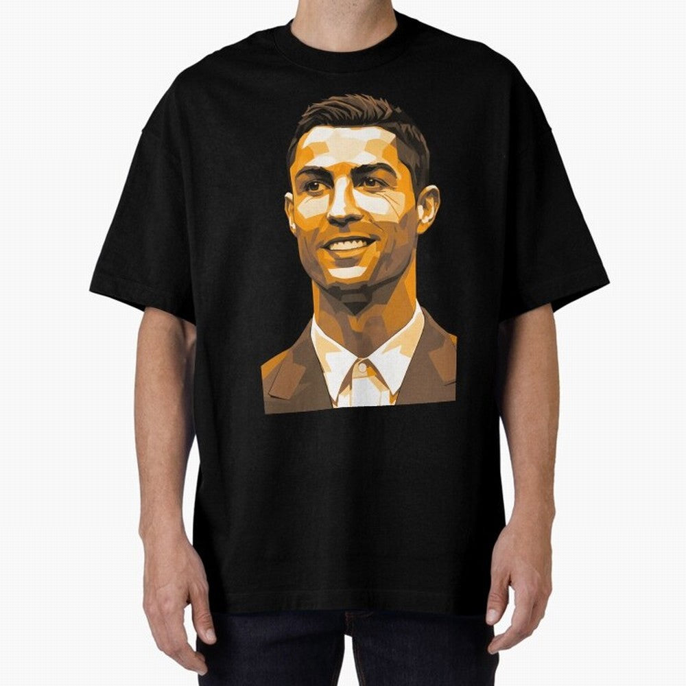 Ronaldo Oversized T-Shirt Fuel Your Fan Pride for Match Day Hype around FIFA World Cup 2026 Group Stage, Neymar, England, Worldwide Fan Energy, Dramatic Goals, Stadium Lights and Championship Celebrations; Perfect for Supporters Who Want Bold