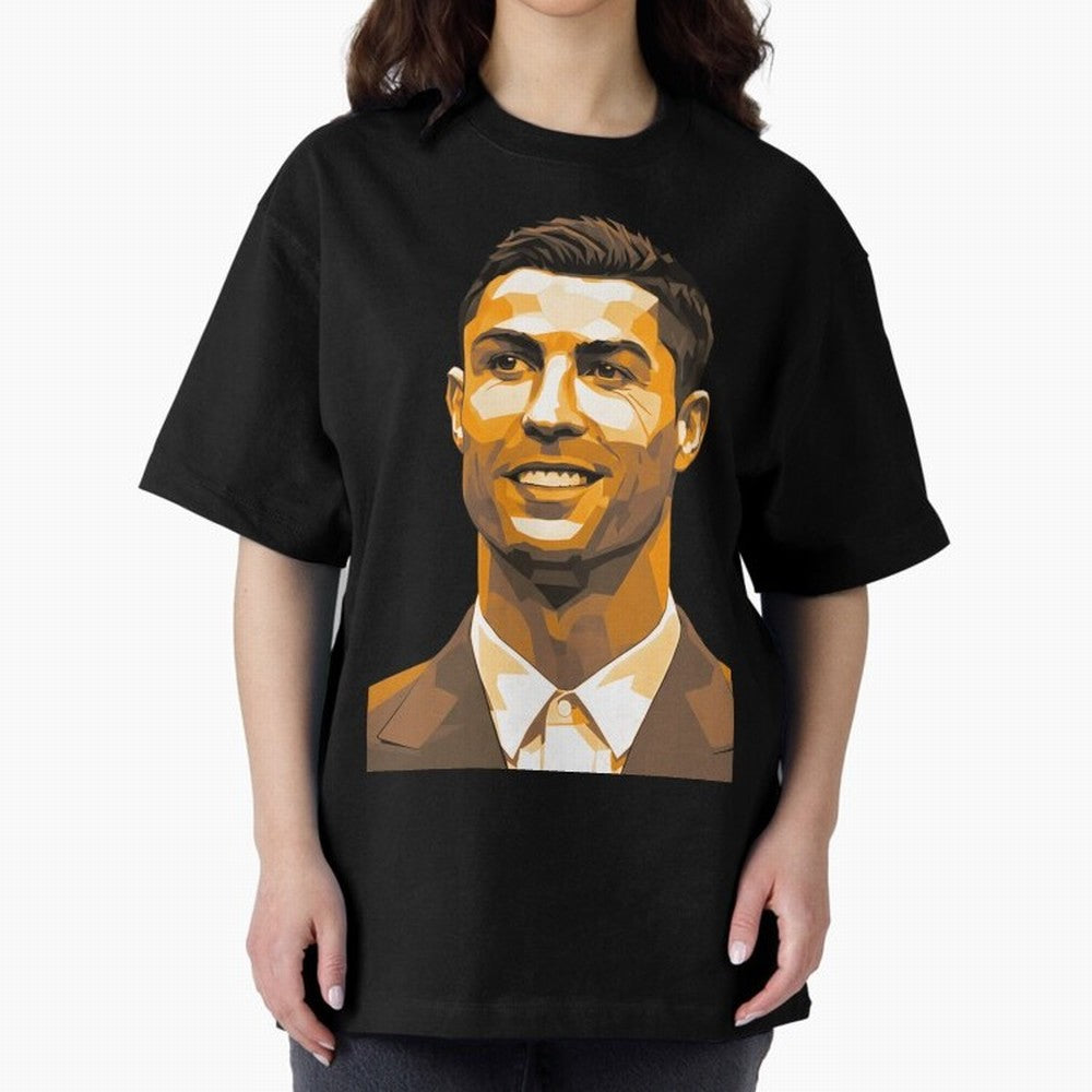 Ronaldo Oversized T-Shirt Fuel Your Fan Pride for Match Day Hype around FIFA World Cup 2026 Group Stage, Neymar, England, Worldwide Fan Energy, Dramatic Goals, Stadium Lights and Championship Celebrations; Perfect for Supporters Who Want Bold
