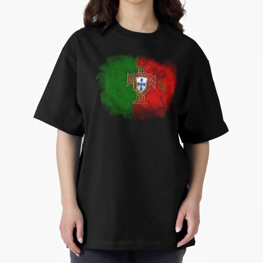 Portugal Oversized T-Shirt Represent Football Lovers during the FIFA World Cup 2026 Journey through Messi, CR7 and Mbappe Highlights, Argentina Pride, Sports Nostalgia, International Competition, Famous Players and Unforgettable Victories; Perfect