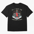All I Want For Christmas Is Siuuu CR7 fans Christian Ronaldo Xmas Oversized T-Shirt Elevate Global Football Passion for FIFA World Cup 2026, Featuring Cristiano Ronaldo, Haaland and CR7, Brazil, Portugal and Argentina, Supporter Pride, Iconic