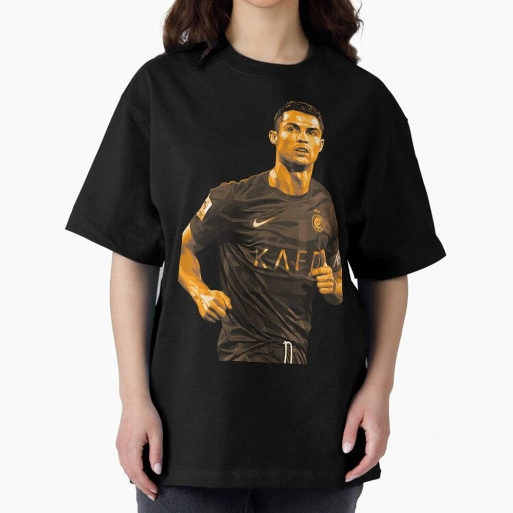 Ronaldo Oversized T-Shirt Show Your Love for the FIFA World Cup 2026 USA Canada Mexico Journey through CR7 and Messi Highlights, Portugal Pride, Football History, Final Match Energy, Crowd Noise and Once in a Lifetime Moments; Perfect for