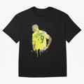 Ronaldo Brazil Legend Art Oversized T-Shirt Live for the Drama of FIFA World Cup 2026 USA Canada Mexico for Fans of Cristiano Ronaldo and Argentina and Brazil, Bringing Football Festival Excitement, Trophy Ambitions, Country Rivalries and Star