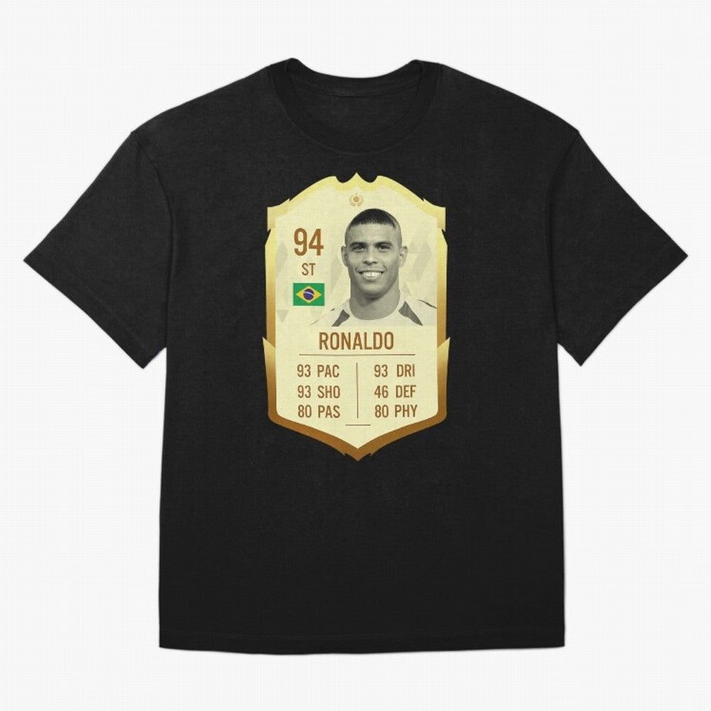 Ronaldo Ultimate Card Oversized T-Shirt Remember the FIFA World Cup 2026 USA Canada Mexico Journey through Messi, Neymar and Mbappe Highlights, Argentina, France and Brazil Pride, Supporter Pride, Iconic Celebrations, Legendary Names and Global