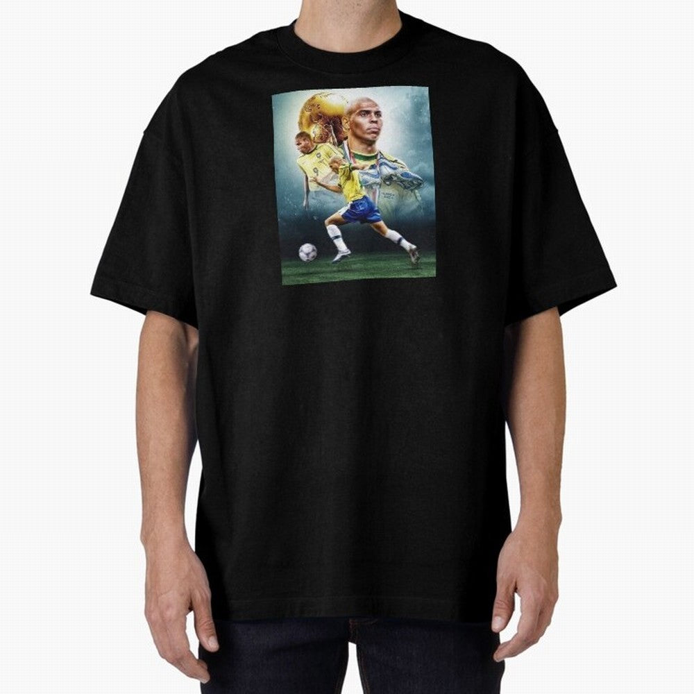 wallpaper Ronaldo Nazario Oversized T-Shirt Follow the Final Road of the FIFA World Cup 2026 Group Stage Journey through Neymar Highlights, Brazil Pride, Soccer Culture, Superstar Moments, National Team Dreams and Competitive Fire; Ideal for