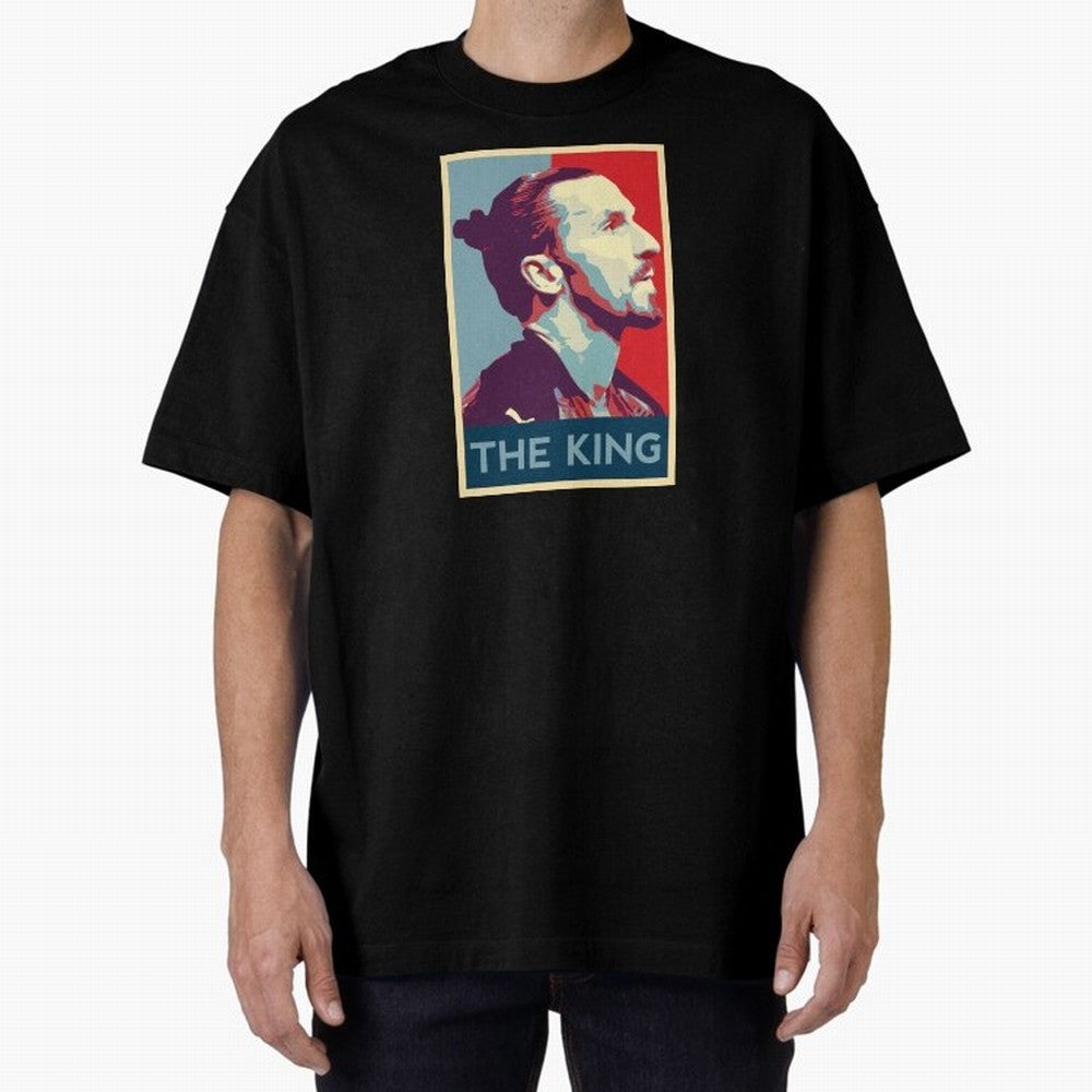 Ibrahimovic Hope Poster Oversized T-Shirt Join Global Football Passion for FIFA World Cup 2026 Group Stage, Built around Mbappe, Argentina and Brazil, Retro Football Energy, Iconic Rivalries, Trophy Chase Drama and Stadium Atmosphere; Ideal for