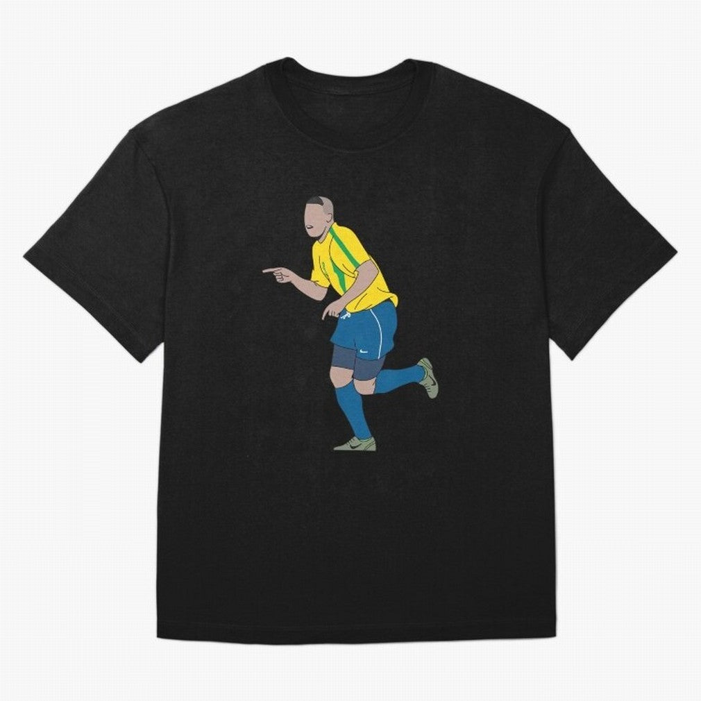 Ronaldo R9 Brazil (2002 WC) Oversized T-Shirt Get Ready for FIFA World Cup 2026 Group Stage for Fans of Neymar, Haaland and Cristiano Ronaldo and Germany, Bringing Game Day Rituals, Football Legends, Country Pride and the Road to the Final; Made