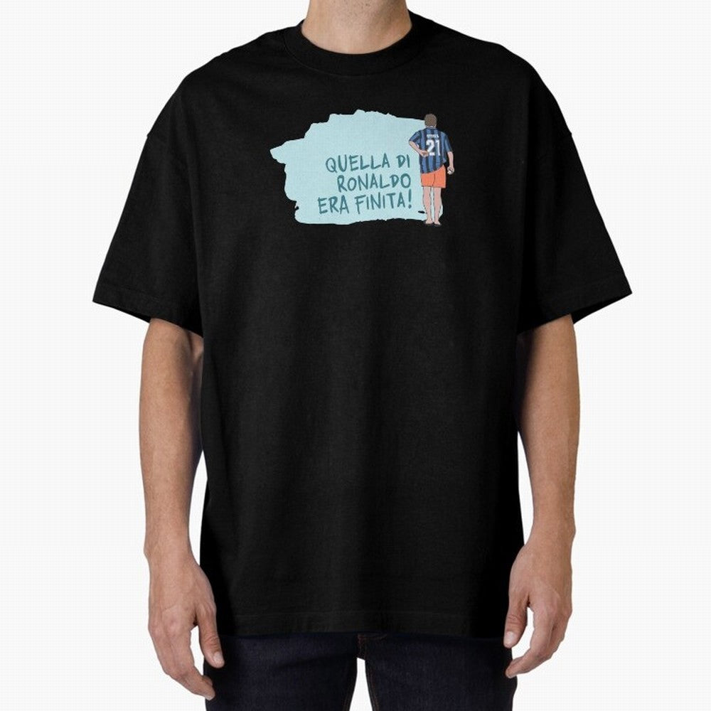 Sforza, quella di Ronaldo era finita! - AGG Oversized T-Shirt Make Game Day About Match Day Hype around FIFA World Cup 2026 USA Canada Mexico, Neymar, Haaland and Cristiano Ronaldo, Brazil, Global Supporter Spirit, Legendary Goals, National Colors