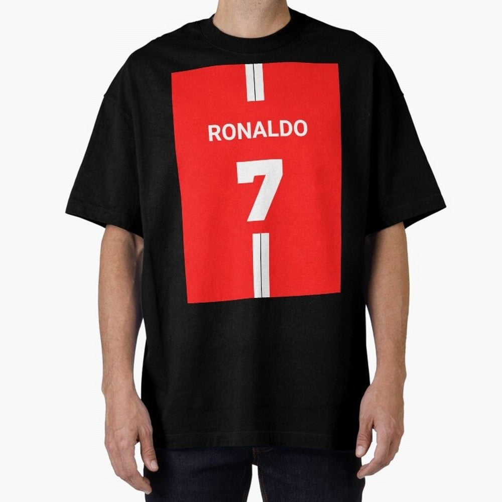 Ronaldo Jersey - 7 Back to Manchester Oversized T-Shirt Remember Iconic Moments from the FIFA World Cup 2026 Journey through Messi Highlights, Argentina Pride, Match Day Excitement, Supporter Culture, Golden Goals and Global Football Passion; Built