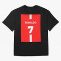 Ronaldo Jersey - 7 Back to Manchester Oversized T-Shirt Remember Iconic Moments from the FIFA World Cup 2026 Journey through Messi Highlights, Argentina Pride, Match Day Excitement, Supporter Culture, Golden Goals and Global Football Passion; Built