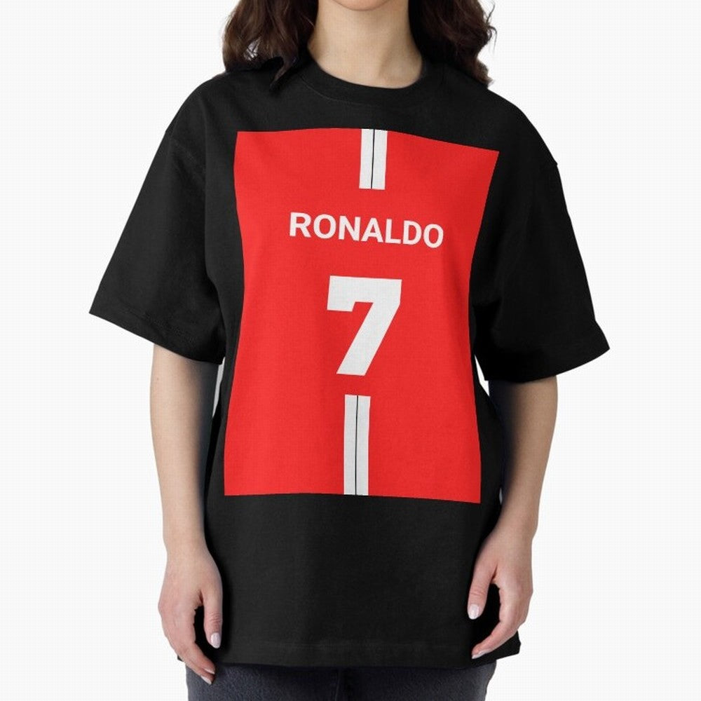 Ronaldo Jersey - 7 Back to Manchester Oversized T-Shirt Remember Iconic Moments from the FIFA World Cup 2026 Journey through Messi Highlights, Argentina Pride, Match Day Excitement, Supporter Culture, Golden Goals and Global Football Passion; Built
